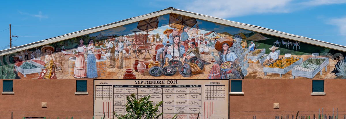 Mural In Alpine, Texas A4-35990