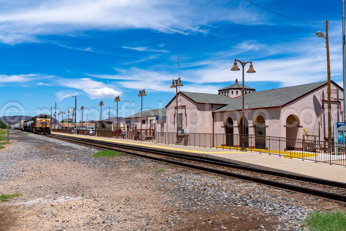 Train Depot In Alpine, Texas A4-35993