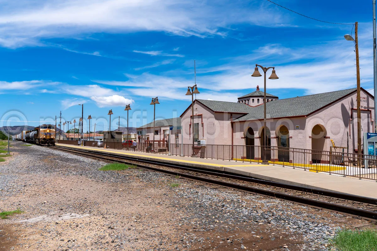 Train Depot In Alpine, Texas A4-35993