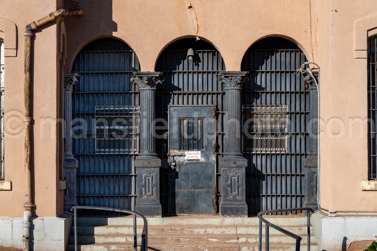 Old Presidio County Jail In Marfa, Texas A4-36174