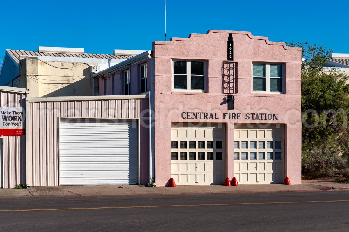 Central Fire Station In Marfa, Texas A4-36175