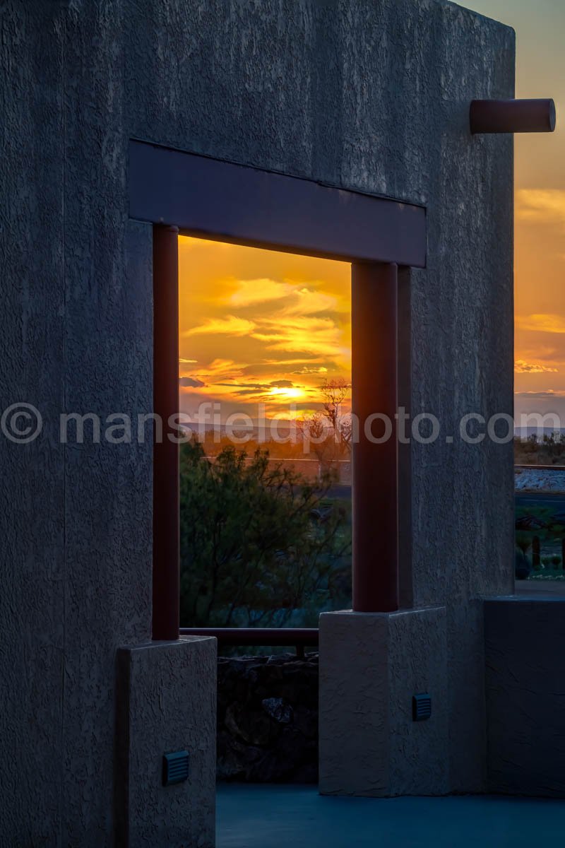 Sunset At Marfa Lights Viewing Area A4-36205