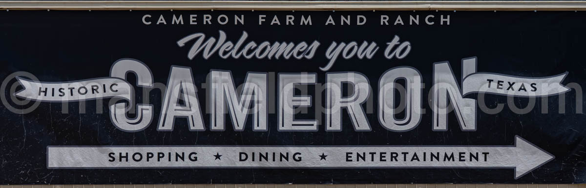 Mural In Cameron, Texas A4-36235