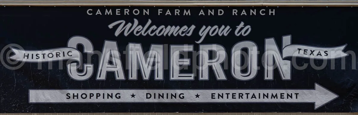 Mural In Cameron, Texas A4-36235