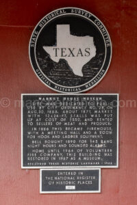 Market House Museum (Old Firehouse) In Goliad, Texas A4-36302 - Mansfield Photography