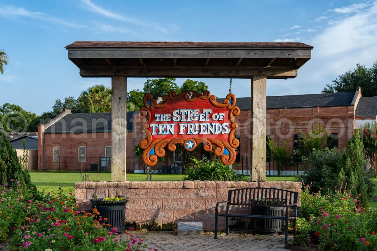 The Street Of Ten Friends In Victoria, Texas A4-36320