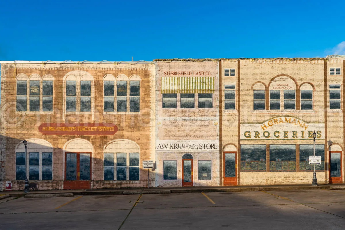 Building Mural In Victoria, Texas A4-36352