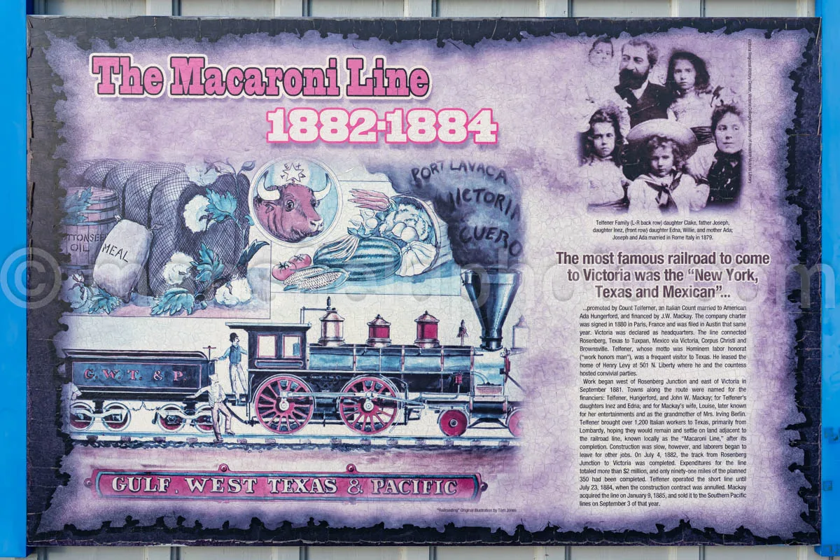 The Macaroni Line In Victoria, Texas A4-36357