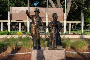 Statue In Downtown Victoria, Texas A4-36373 - Mansfield Photography