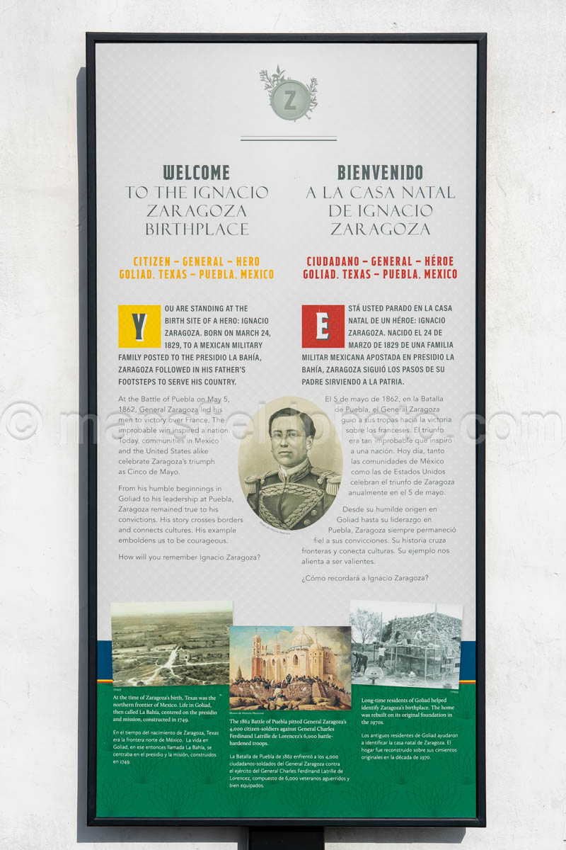 Zaragoza Birthplace At Presidio La Bahia State Historic Site A4-36432