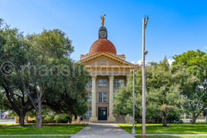 Bee County Courthouse In Beeville, Texas A4-36439 - Mansfield Photography