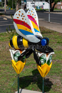 Bee Statue In Beeville, Texas A4-36455 - Mansfield Photography