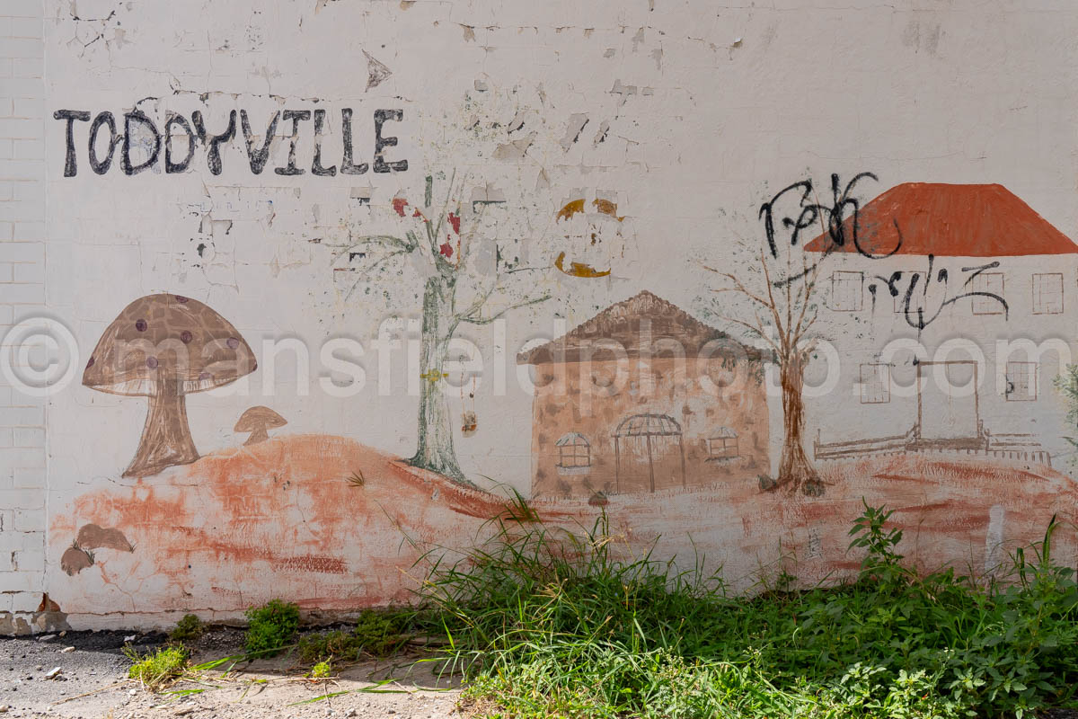 Toddyville Mural In Kenedy, Texas A4-36466