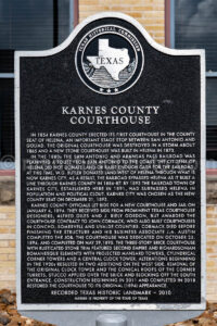 Karnes County Courthouse In Karnes City, Texas A4-36479 - Mansfield Photography