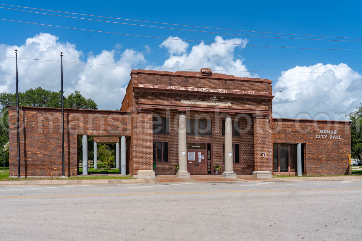 First State Bank (Now City Hall) In Runge, Texas A4-36486