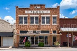 Kraege Building In Yorktown, Texas A4-36505 - Mansfield Photography
