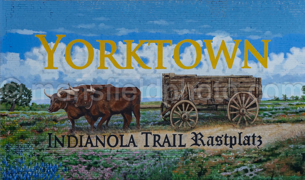 Indianola Trail Mural In Yorktown, Texas A4-36509
