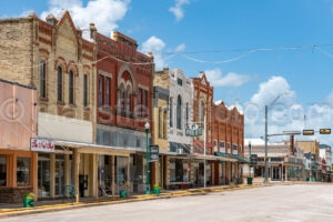 Street View In Cuero, Texas A4-36524 - Mansfield Photography