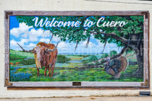 Welcome To Cuero, Texas A4-36539 - Mansfield Photography
