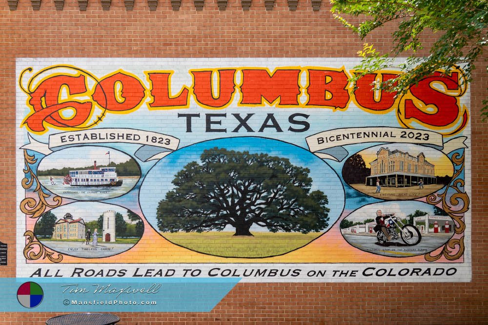 Mural In Columbus, Texas