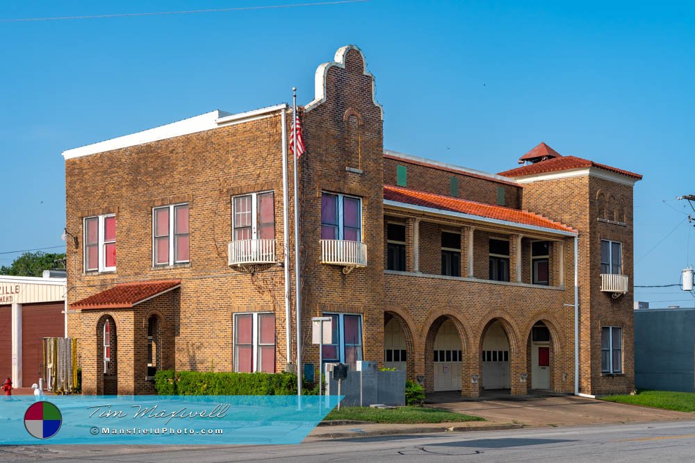 Fire Station In Hallettsville, Texas