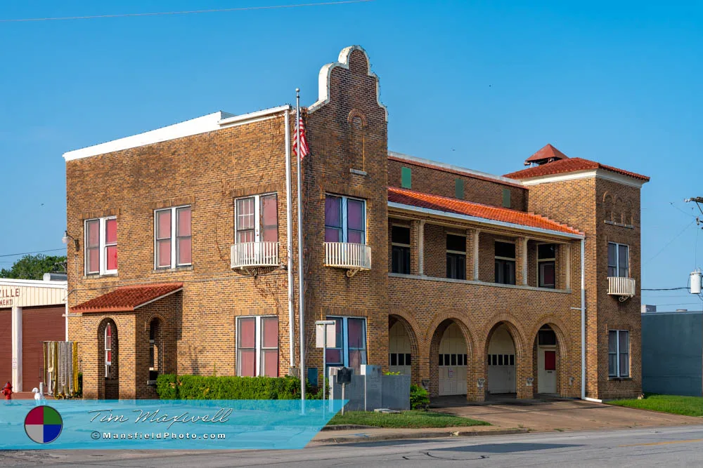Fire Station In Hallettsville, Texas