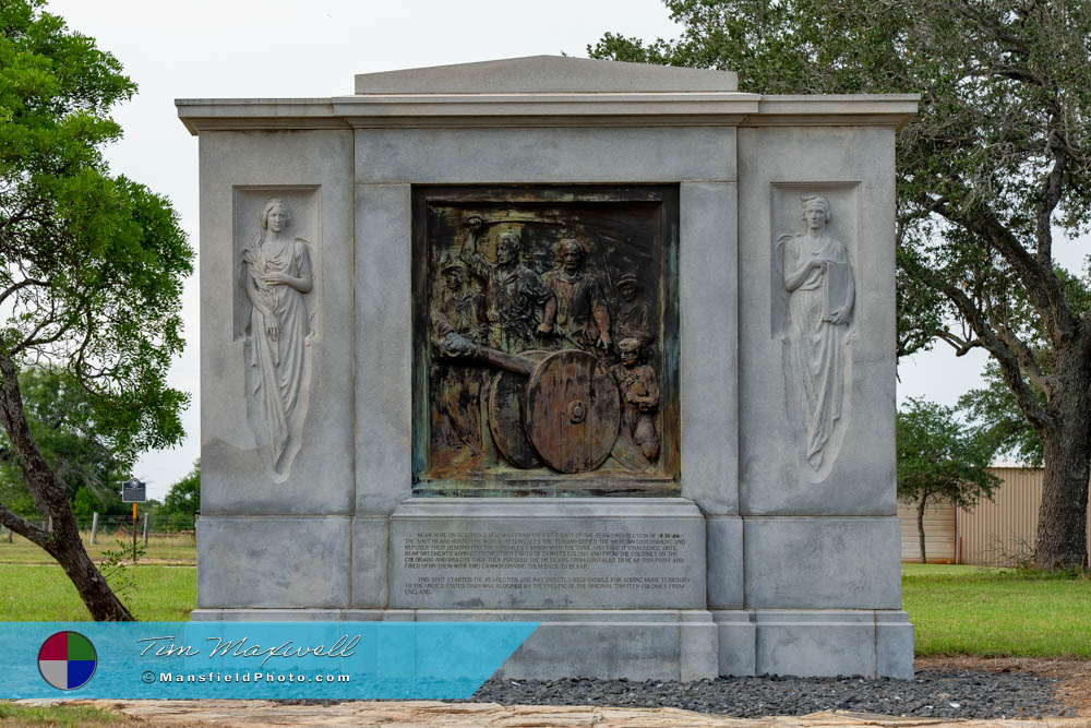 First Shots Of The Texas Revolution Marker In Gonzales, Texas