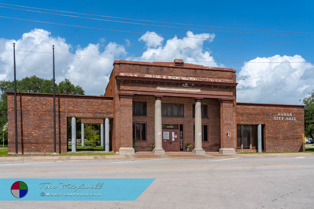 First State Bank (Now City Hall) In Runge, Texas