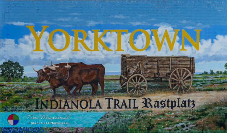 Indianola Trail Mural In Yorktown, Texas