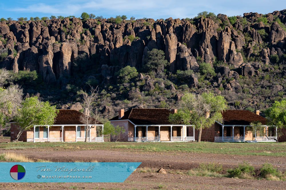 Officer'S Row At Fort Davis National Historic Site