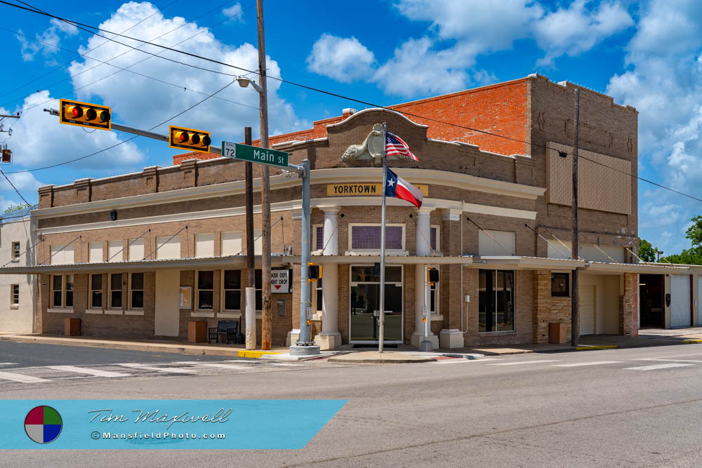 Old Bank In Yorktown, Texas