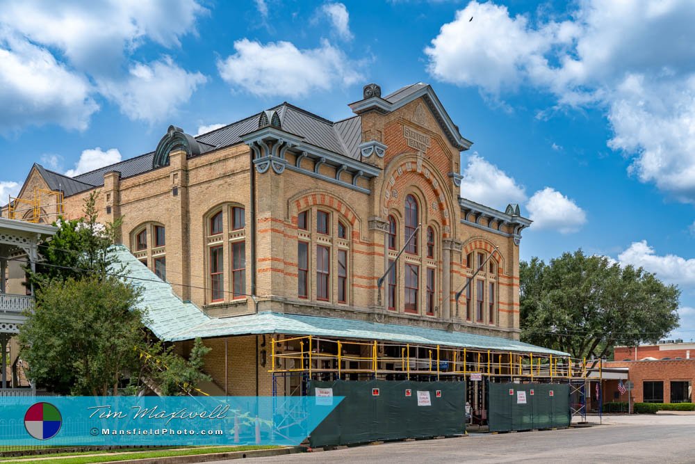 Old Stafford Opera House And Bank In Columbus, Texas