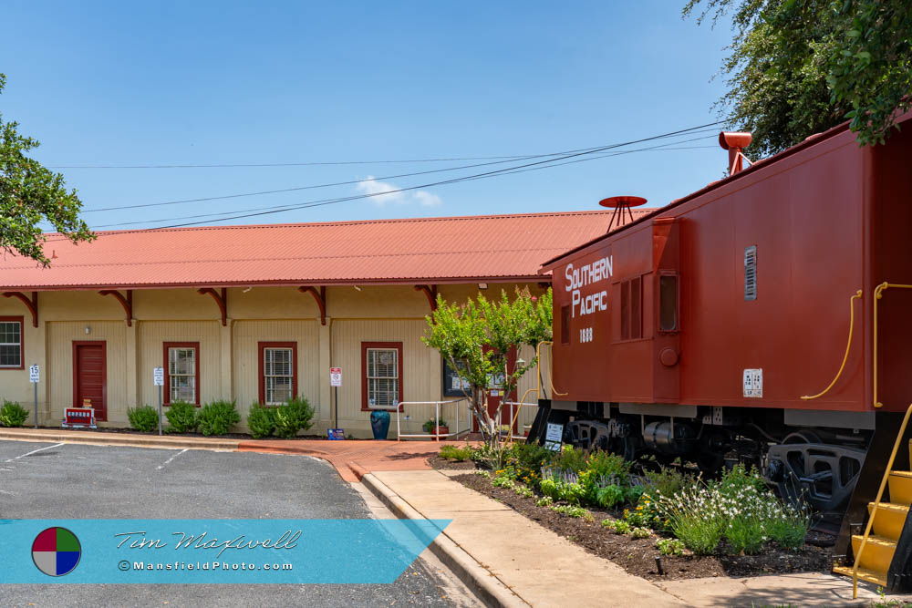 Old Train Depot In Weimar, Texas