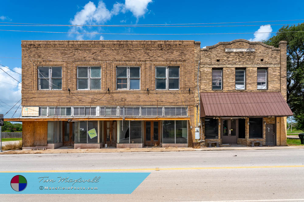 Empty Buildings In Runge, Texas