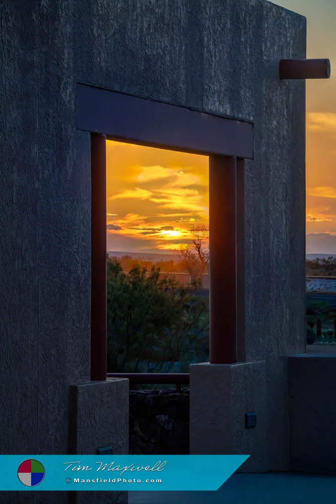 Sunset At Marfa Lights Viewing Area