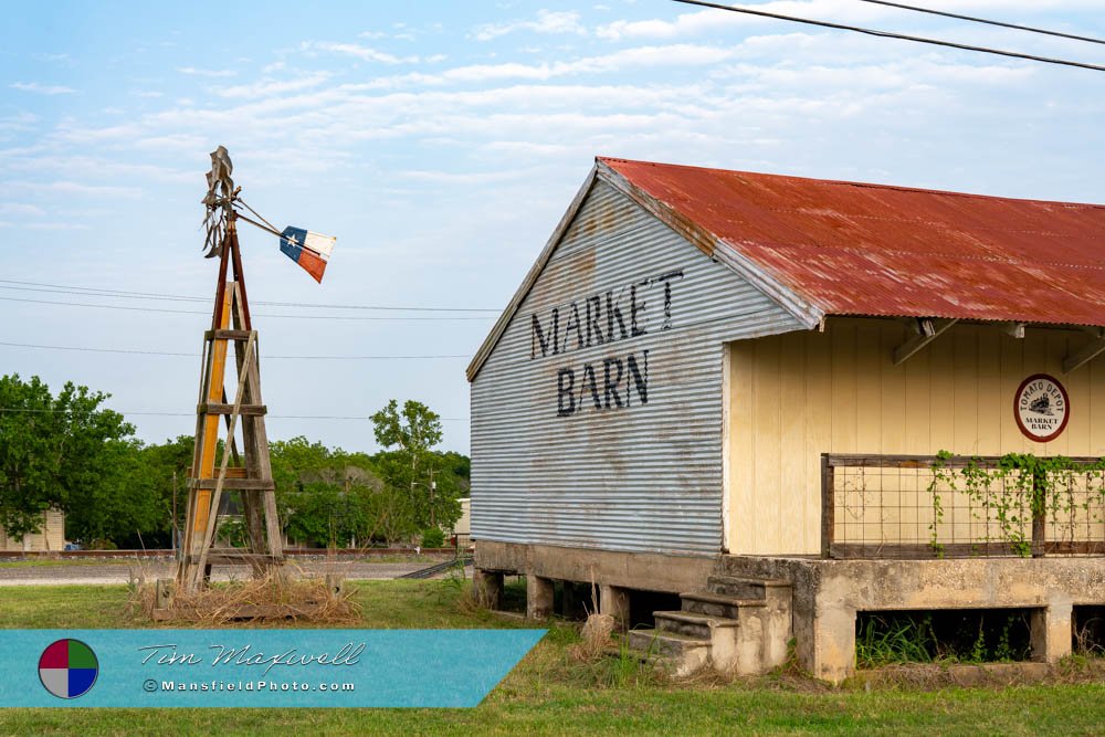 Train Depot In Yoakum, Texas