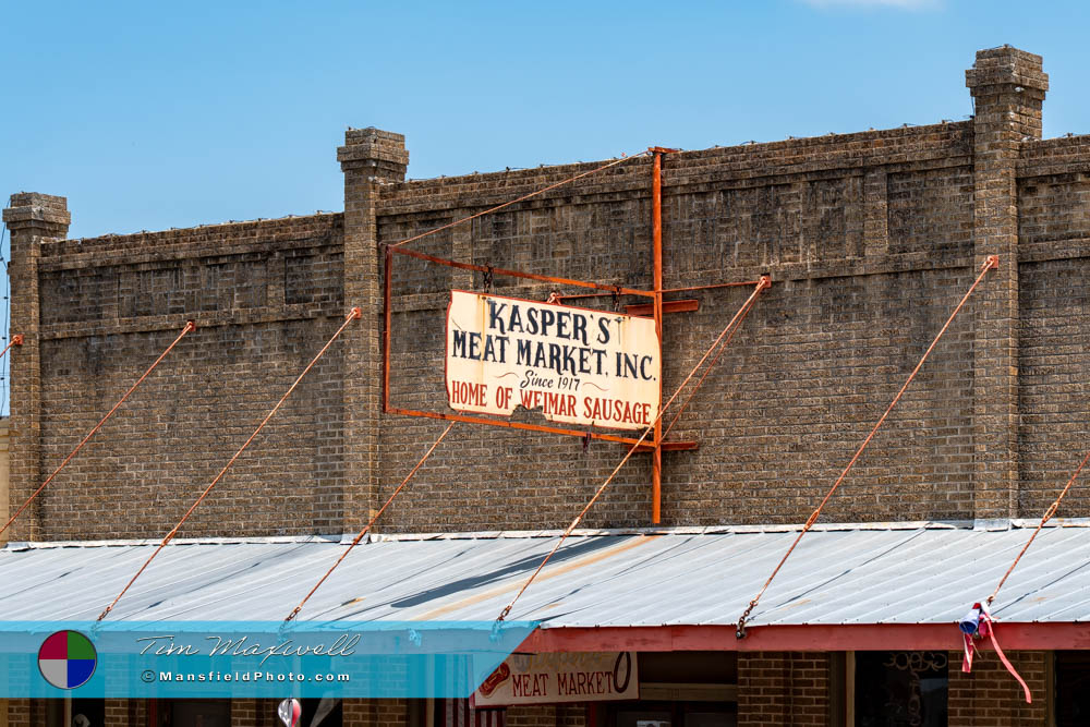 Kasper's Meat Market, Since 1917, Weimar, Texas