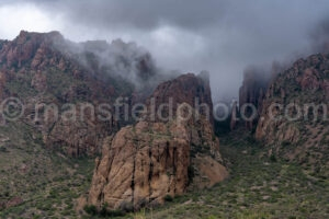Cloudy Morning In Chisos Mountains - Big Bend A4-36685 - Mansfield Photography