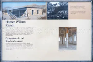 Homer Wilson Ranch Interpretive Display In Big Bend A4-36714 - Mansfield Photography