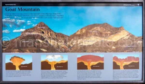 Goat Mountain Interpretive Display In Big Bend A4-36733 - Mansfield Photography
