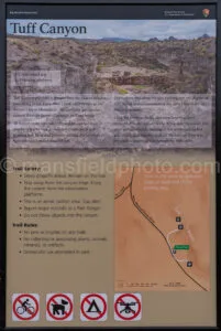 Tuff Canyon Interpretive Display In Big Bend A4-36736 - Mansfield Photography