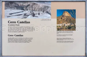 Cerro Castellan Interpretive Display In Big Bend A4-36739 - Mansfield Photography