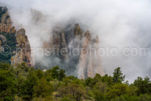 Spires In Chisos Mountains - Big Bend A4-36860 - Mansfield Photography