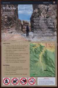 The Window Trail Interpretive Display In Big Bend A4-36915 - Mansfield Photography