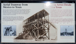 Aerial Tramway Us To Mexico Interpretive Display In Big Bend A4-37052 - Mansfield Photography