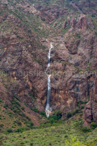 Angel Falls On Vernon Bailey Peak In The Chisos Basin A4-37250 - Mansfield Photography