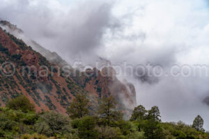 Moody Chisos Mountains In Big Bend A4-37258 - Mansfield Photography
