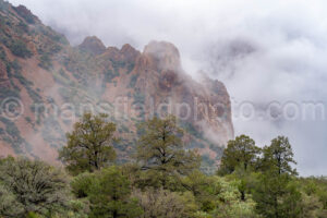 Moody Chisos Mountains In Big Bend A4-37263 - Mansfield Photography
