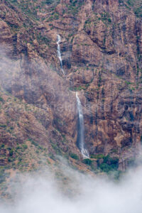Angel Falls In Chisos Mountains - Big Bend A4-37266 - Mansfield Photography