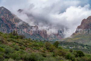 Moody Chisos Mountains In Big Bend National Park A4-37293 - Mansfield Photography